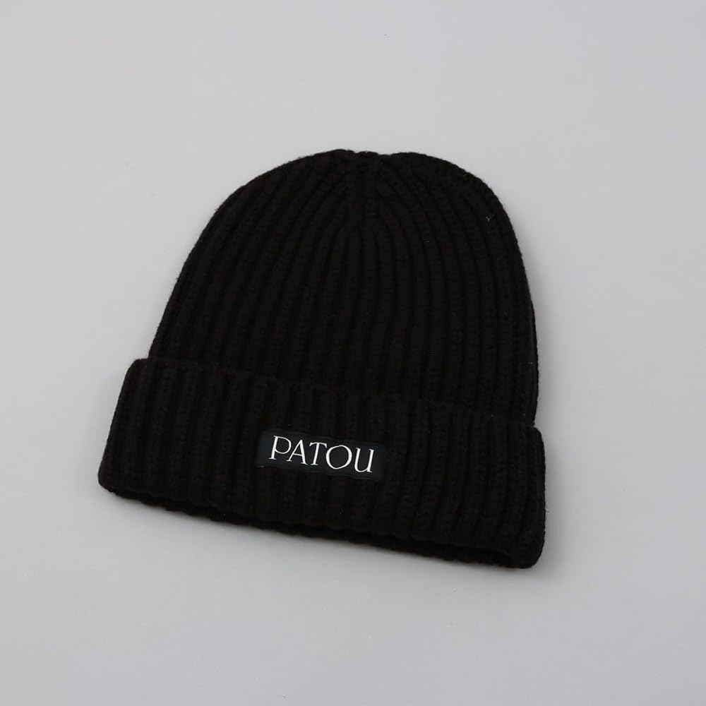 PATOU パトゥビーニー ダークブラウン CHOCOLATE ニット帽